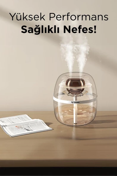Torima K30 Humidifier Hava Nemlendirici Aroma Terapili Buhar Makinesi - 4