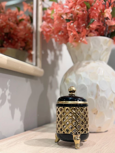 Roy King Azra Kavanoz 3'lü Set Siyah - 5