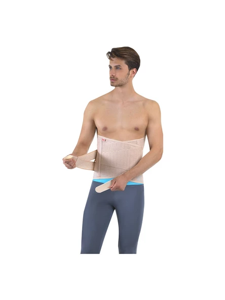 VİZOR LUMBOSACRAL KORSE 32 CM ÇELİK BALENLİ - Resim 2