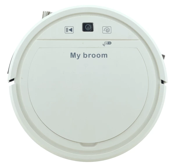 Arızalı My Broom Akıllı Robot Süpürge 3'ü 1 Arada Beyaz