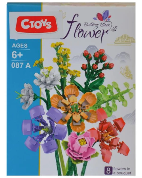 Ctoys Surprise Flower Building Block 087A