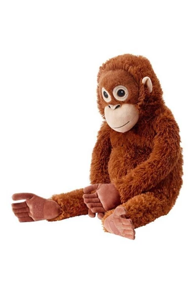 IKEA Djungelskog Yumuşak Peluş Oyuncak Maymun Kahverengi