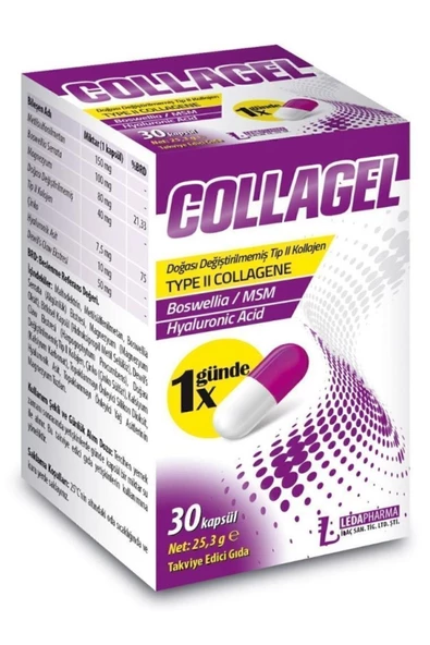 LEDAPHARMA COLLAGEL KAPSÜL TYPE II COLLAGEN