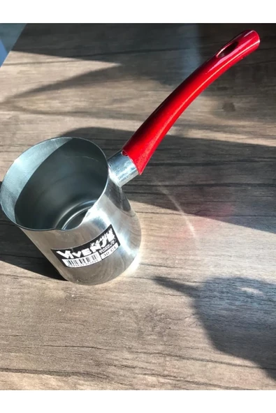 Paslanmaz Çelik Cezve 300 Ml Kahve Pişirim Cezvesi Bakalit SaplıVVs100 - 2