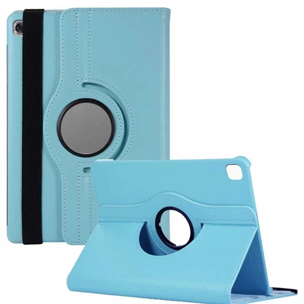 Lenovo Tab M10 Plus TB 125FU 3 Nesil Uyumlu Kılıf Ekran Koruyucu Ve Kalem Set Mavi - Resim 2