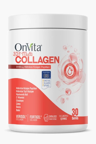 Onvita Multi Collagen 3-2-1 Toz Kolajen 30 Servis