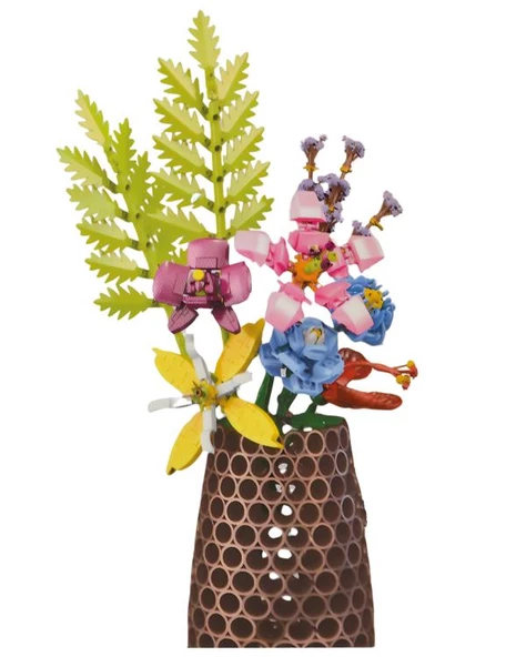 Ctoys Surprise Flower Building Block 087B - Resim 2