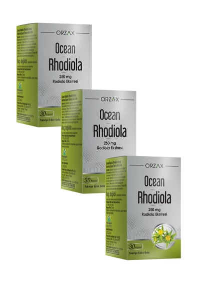 Ocean Rhodiola 250 Mg 30 Kapsül x 3 Adet ürün görseli