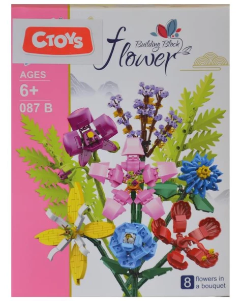 Ctoys Surprise Flower Building Block 087B ürün görseli
