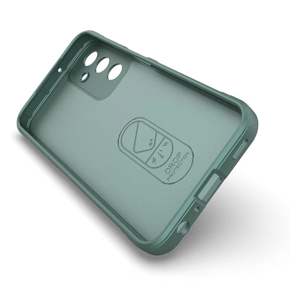 Samsung Galaxy A25 Kılıf Elde Tutma Kolaylıkla Kaydırmaz Kenar Line Dizayn Optietnik Kapak - Resim 9