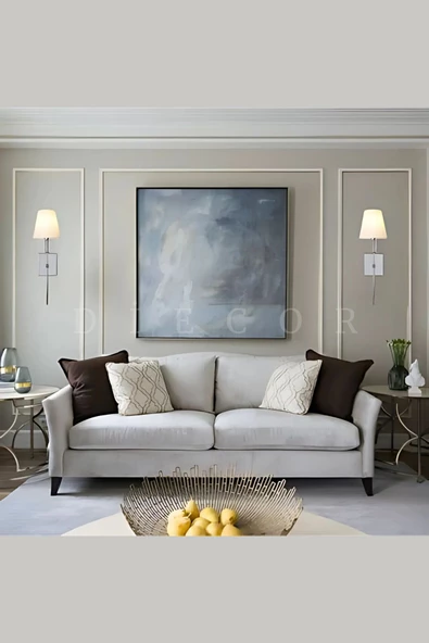 Dekoratif Boyanabilir 10 Adet 4 cm  Polistren Duvar Çıtası - Resim 5