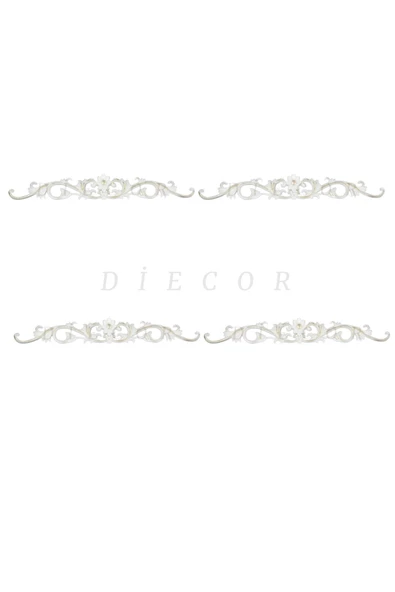 Dekoratif Polimer Sarı Beyaz, Mobilya, Duvar ve Tavan Motifi - 3