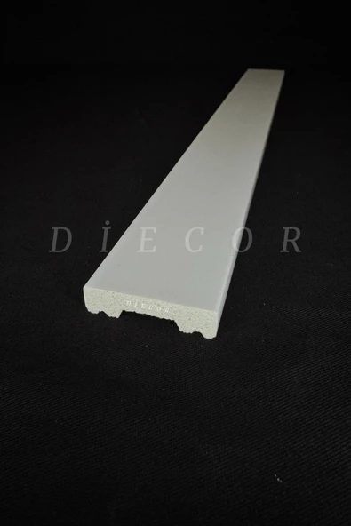 Dekoratif Boyanabilir 1 Adet 4 cm Düz Polistren Duvar Çıtası - 4