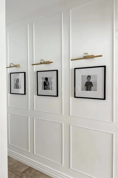 Dekoratif Boyanabilir Montaja Hazır 2.5cm Duvar Çıtası Kolay Uygulanır Ustalık Gerekmez DIY - 3