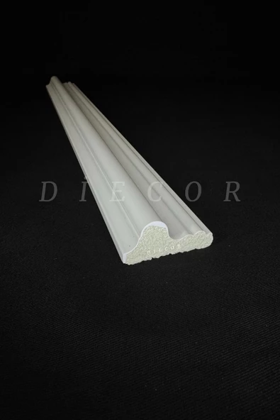 Dekoratif Boyanabilir 25 Adet 4 cm Eğimli Polistren Duvar Çıtası - Resim 4