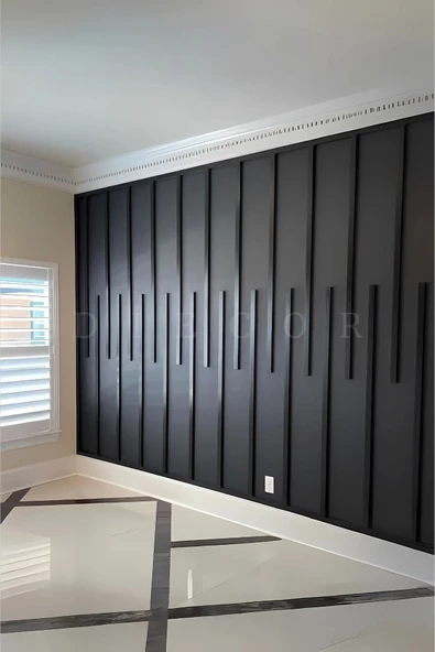 Dekoratif Boyanabilir 20 Adet 3 cm Polistren Duvar Çıtası - 2