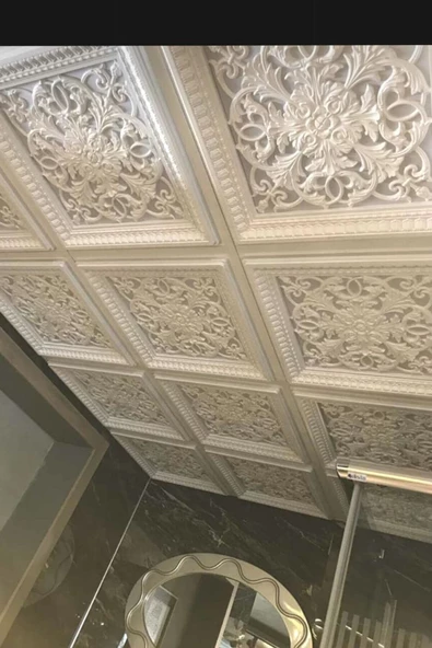 Led Döşenebilir Asma Tavan Uyumlu 60x60 Dekoratif Tavan Paneli - 2