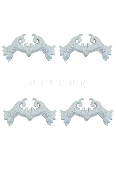 Dekoratif Boyanabilir Polimer 2,5 cm Duvar Çıtası Uyumlu Köşe Motifi - Resim 3