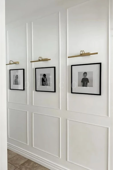 Dekoratif Boyanabilir Montaja Hazır 2.5cm Duvar Çıtası Kolay Uygulanır 3 Üst 3 alt Tasarım ürün görseli