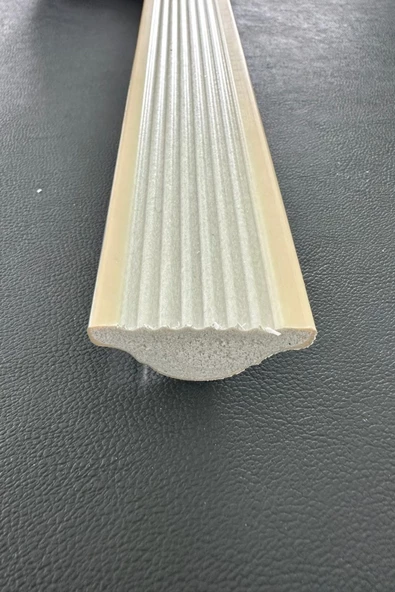 Dekoratif Boyanabilir  Polistren 1 adet Gümüş 4 cm  Duvar Çıtası - 2