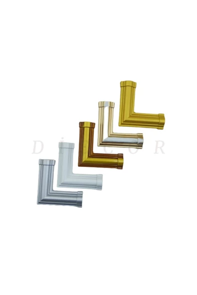 Dekoratif Boyanabilir Polimer 2,5 cm Duvar Çıtası Uyumlu Köşe Motifi - 3