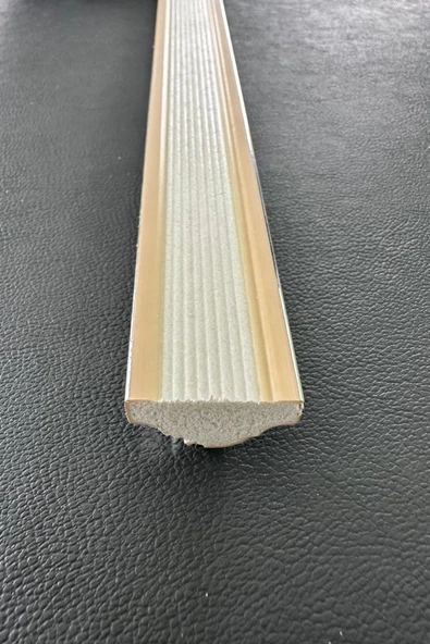 Dekoratif Boyanabilir Polistren 1 adet Gold 2,5 cm Duvar Çıtası - 3