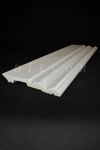 Dekoratif Boyanabilir 15 Adet 12 cm Polistren Süpürgelik - 3