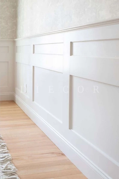 Dekoratif Boyanabilir 20 Adet 7,5 cm  Polistren Duvar Çıtası - Resim 5