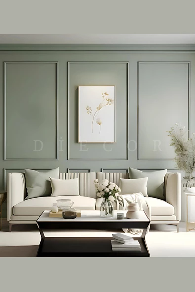 Dekoratif Boyanabilir 25 Adet 2,5 cm Polistren Duvar Çıtası - 5