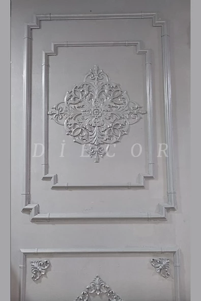 Dekoratif Polimer 2,5 cm Duvar Çıtası Uyumlu Köşe Motifi - Resim 4