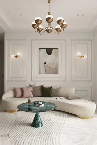 Boyanabilir Dekoratif Özel Hazır Kesim 4 cm ve 2.5 cm Duvar Çıtası - 3