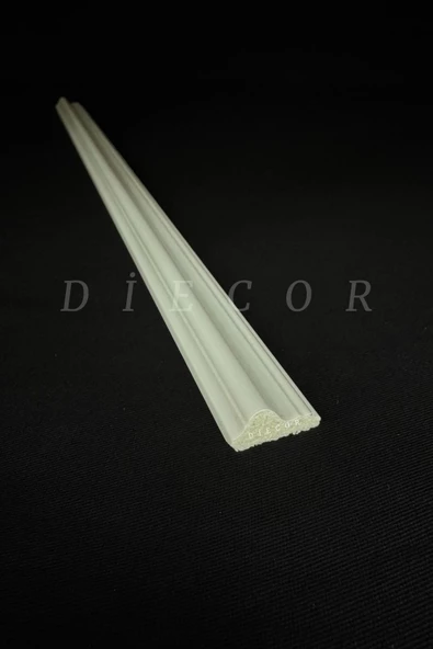 Dekoratif Boyanabilir 25 Adet 2 cm Eğimli Polistren Duvar Çıtası - Resim 4