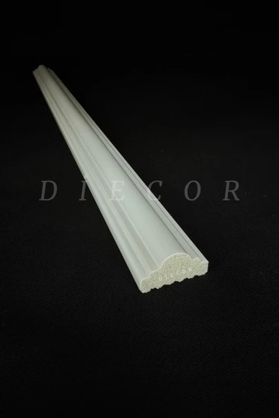 Dekoratif Boyanabilir 20 Adet 2,5 cm  Polistren Duvar Çıtası - 4