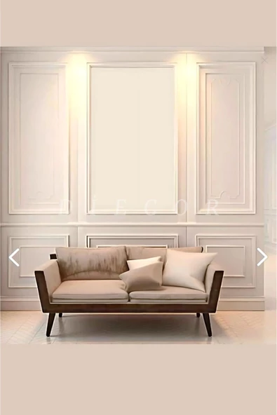 Boyanabilir Dekoratif Özel Hazır Kesim 2.5 cm Duvar Çıtası ürün görseli