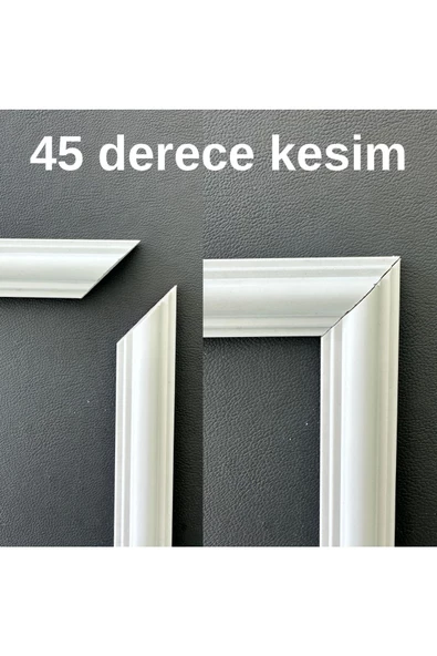 Kolay Kurulum, Kendinden Yapışkanlı, Boyanabilir Dekoratif Hazır Kesimli Duvar Çıtası Paketi - Resim 5