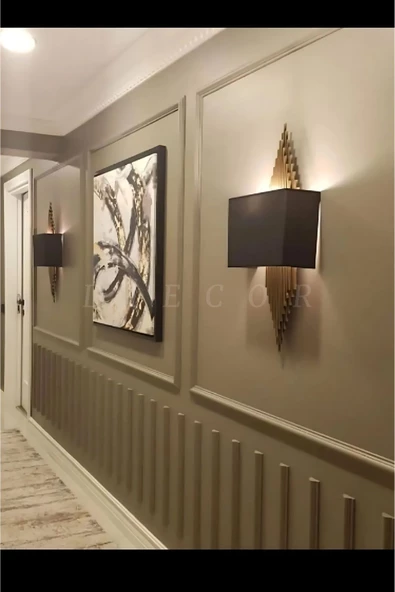 Dekoratif Boyanabilir Montaja Hazır 2.5cm Duvar Çıtası Kolay Uygulanır Gönyeli Kesilmiş ürün görseli