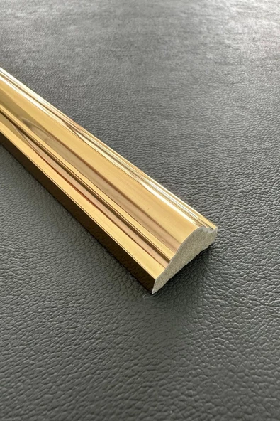 Dekoratif Boyanabilir Polistren 1 adet Gold 2,5 cm Duvar Çıtası - 2