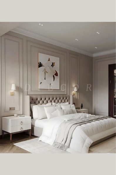 Boyanabilir Dekoratif Özel Hazır Kesim 2.5 cm Duvar Çıtası - 3