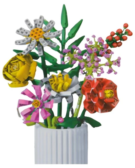 Ctoys Surprise Flower Building Block 087C - 2