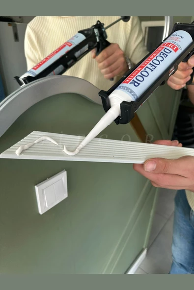 Silikonize Mastik 5 Adet x 500gr Yüksek Yapışma Gücüne Sahip - 3