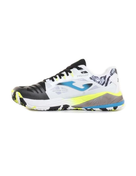 Joma Spin Erkek Beyaz Toprak - Sert Kort Tenis & Padel Ayakkabısı TSPINW2431OM - 2