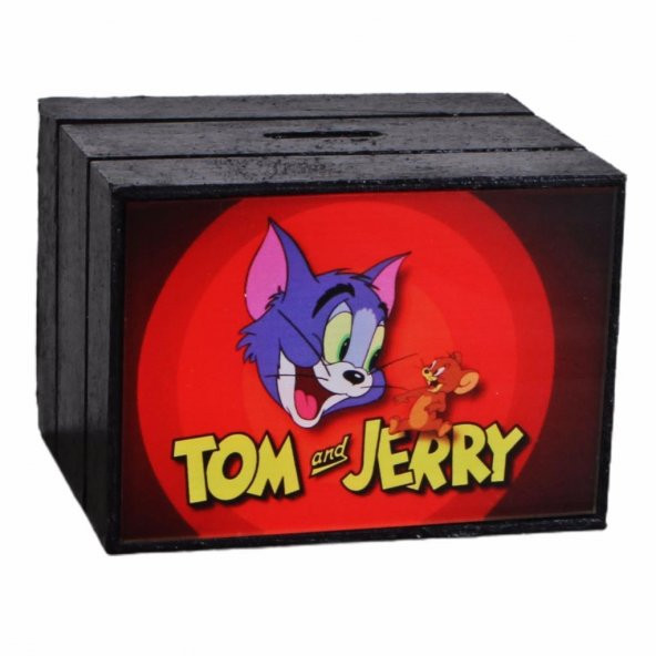 Tom ve Jerry Led Işıklı Kumbara Siyah