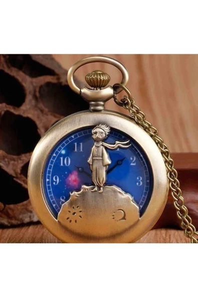 NETAVANTAJ Küçük Prens Köstekli Saat Kolye 2.5 Cm