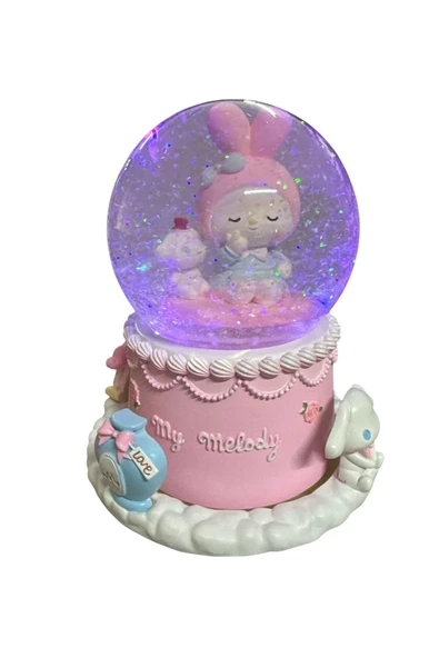 NETAVANTAJ My Melody Dev Boy Müzikli Işıklı Dönen Kar Küresi - 2
