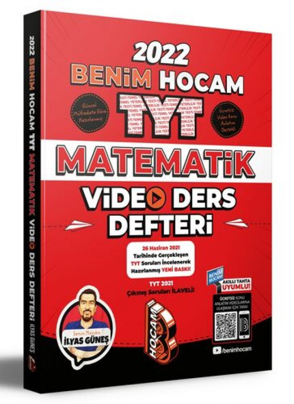 Benim Hocam Yayınları TYT Matematik Video Ders Defteri 2022
