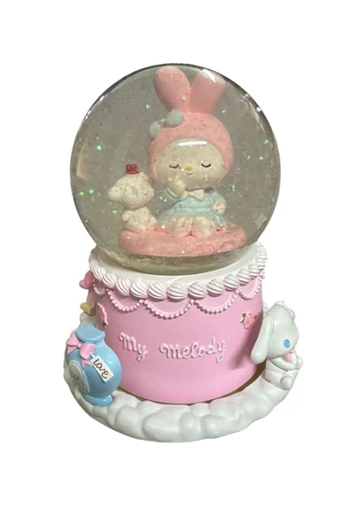 NETAVANTAJ My Melody Dev Boy Müzikli Işıklı Dönen Kar Küresi