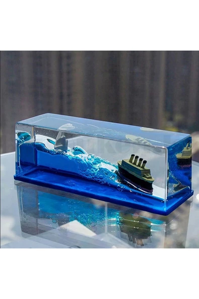 NETAVANTAJ Titanik Dekoratif Batmayan Gemi Nostaljik Hediye - 2