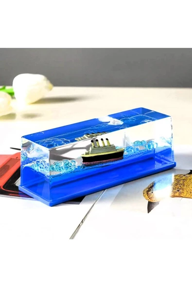 NETAVANTAJ Titanik Dekoratif Batmayan Gemi Nostaljik Hediye - 1
