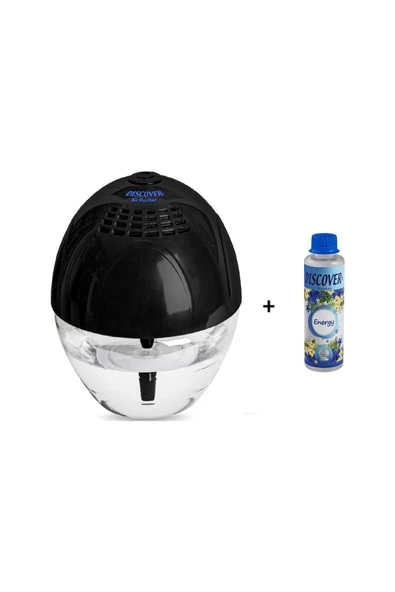Discover Sihirli Küre Hava Temizleme Makinesi Işıksız Siyah + 1 Adet Energy Solüsyonu