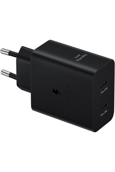 NETAVANTAJ Samsung EP-T5020X TypeC Hızlı Şarj Aleti (50W) Siyah - Samsung Türkiye Garantili - 3